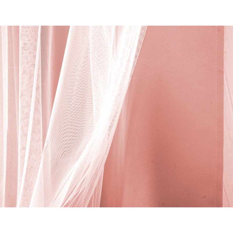 Paire de rideaux obscurcissant Hendrix, L 38 po x L 63 po, Rose