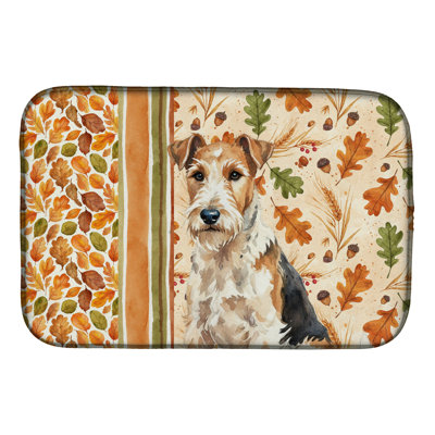 Tapis de séchage Wire Fox Terrier Heirloom