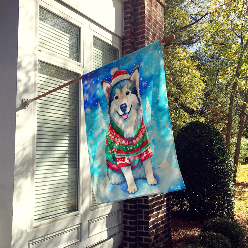 Double Sided Polyester Christmas, 40'' H x 28'' W
