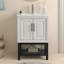Meuble-lavabo simple 24 po avec plateau en céramique Gadsden-450353753-450353758
