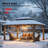 Sunjoy 12 x 16 ft Extra Large Cedar Wood Gazebo, 2-Tier Coated Steel Hardtop, Dark Brown Roof for Patio, Lawn & Backyard