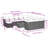  Garden Sofa Set Grey