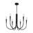 Bronte - Chandelier - 6-Light - Black