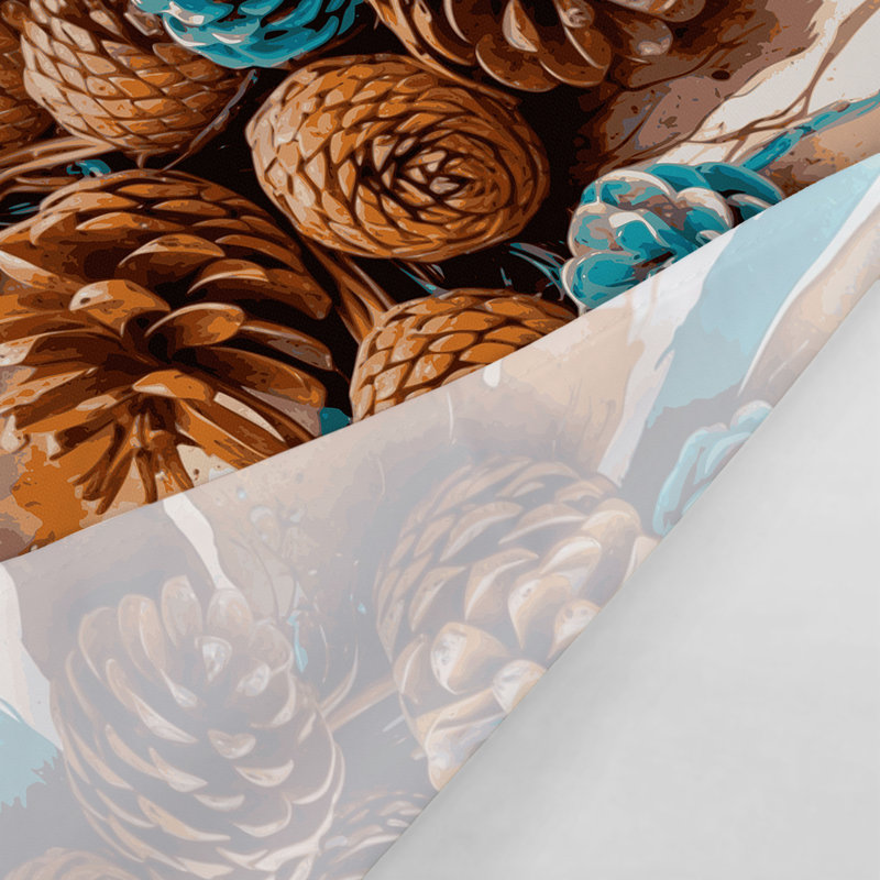Tapisserie murale Southwestern Plants Pinecone 181, 88 po x 104 po