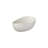 Fslefay 24'' White Solid Surface Bathroom Countertop Sink