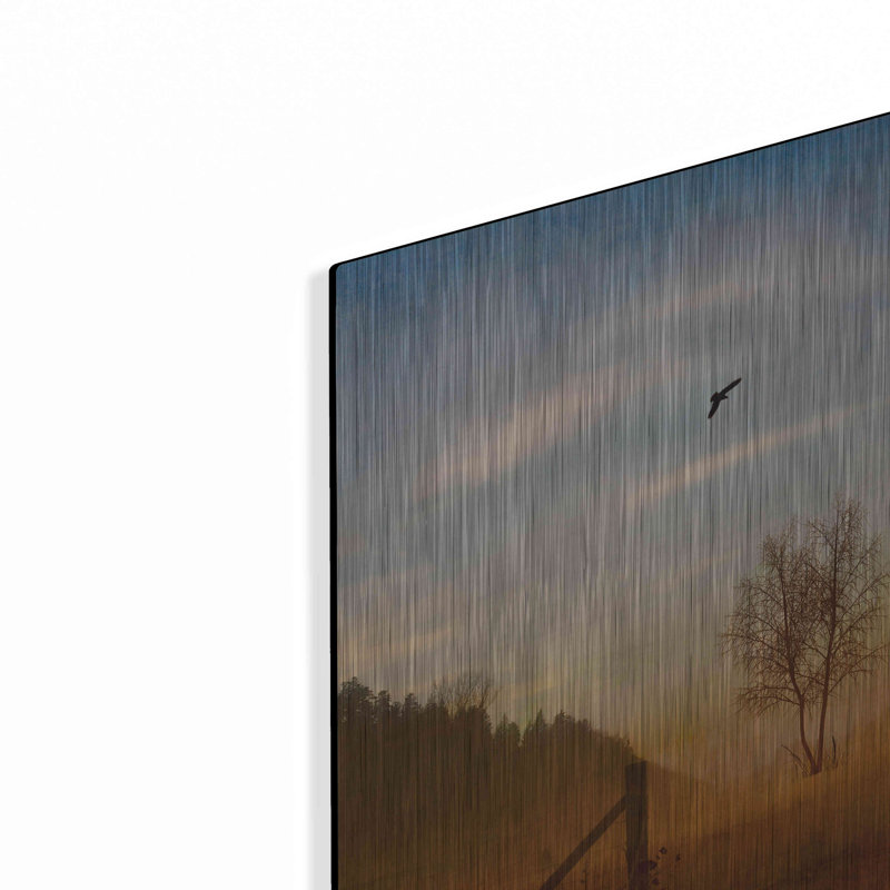 «Open Space» par Philippe Sainte-Laudy, art mural en métal, H 12 po x l 12 po
