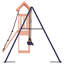 Garibay Freeport Park Swing Set with 1 Swing(s)-1816274829