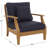 Clairmont Teakwood Patio Armchair-112366900