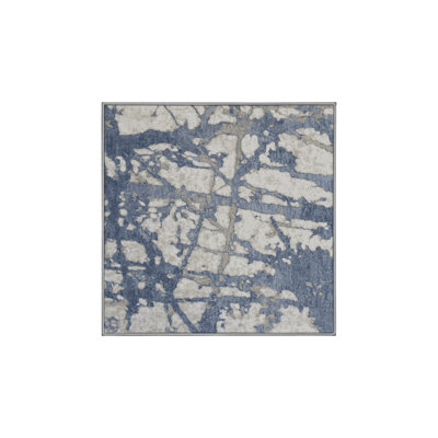Machine Washable Gray Area Rug