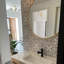 Miroir mural rond en aluminium Bhage-747923985-747923984