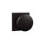 Bravura 936-6 Nashville Privacy Knob on Round Contemporary Rose in Matte Black-1946406173-1946406162
