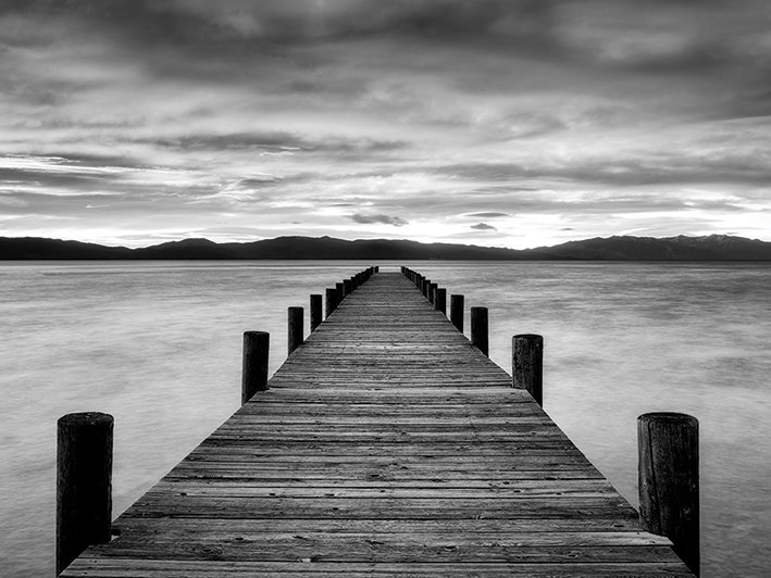 Morning Pier - Print on Canvas, Paper