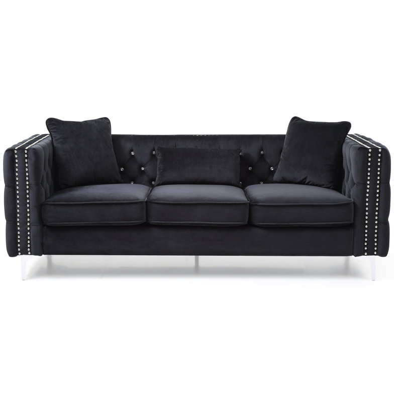 Canapé Paige G822A-S, Noir