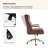 Leipzig 47" H Tufted Leather Executive Chair-1871752656
