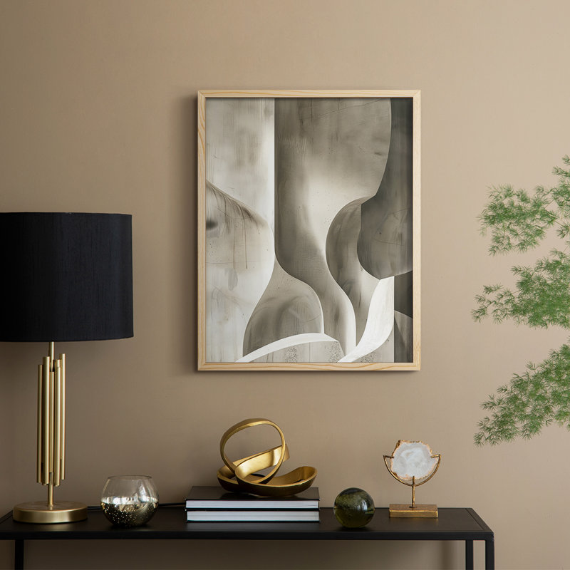 ABSTRACT Series CDLXXI Framed Print - Solid Wood, 11" H x 9" W