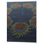 Tapis carré bleu marine Myrick