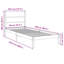 Extra Long Bed Frame Without Mattress Solid Wood-783252485