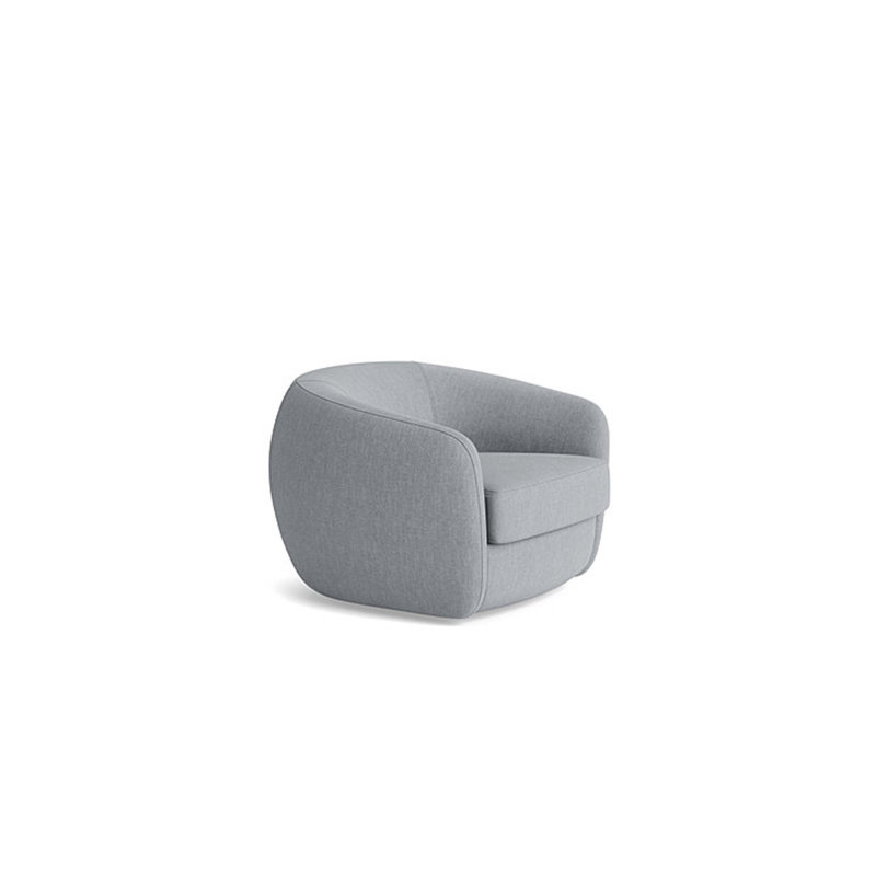 Elaine Swivel Chair, Performance Weave - Zinc