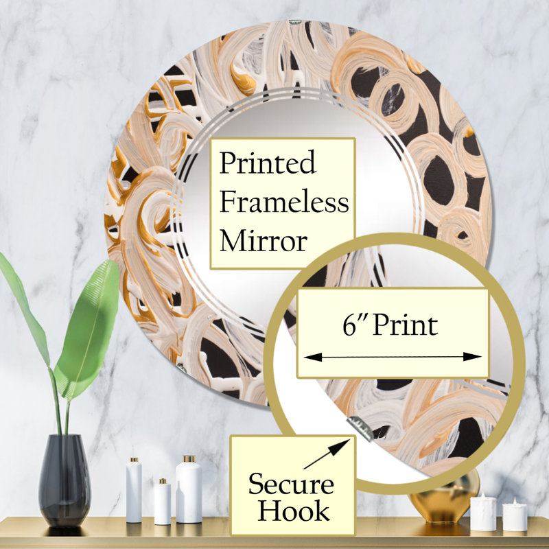 Miroir de salle de bain sans cadre, 32 po x 32 po