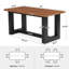 Solid Wood Base Dining Table