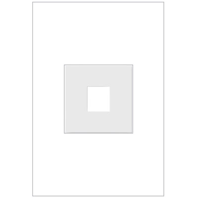 Cadre Adorne blanc Keystone, 1 port
