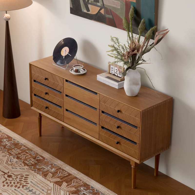 Multi-Drawer Retro Sideboard