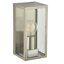 Hudnall 24cm H Seeded Glass Outdoor Flush Mount