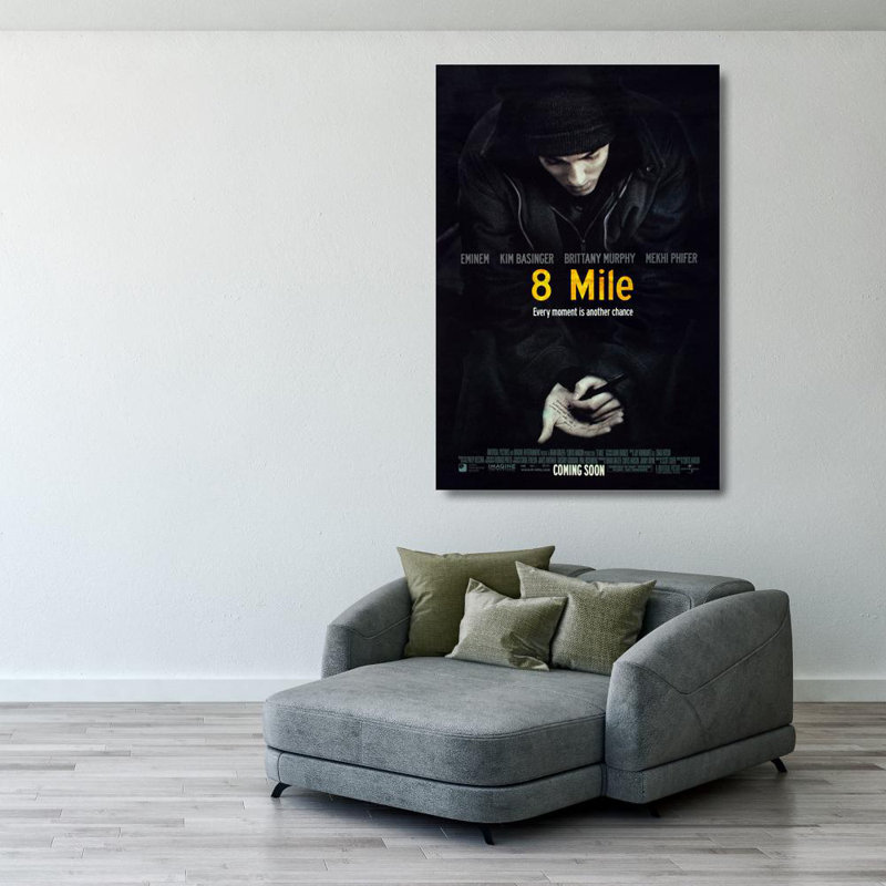8 Mile, 40" H x 27" W