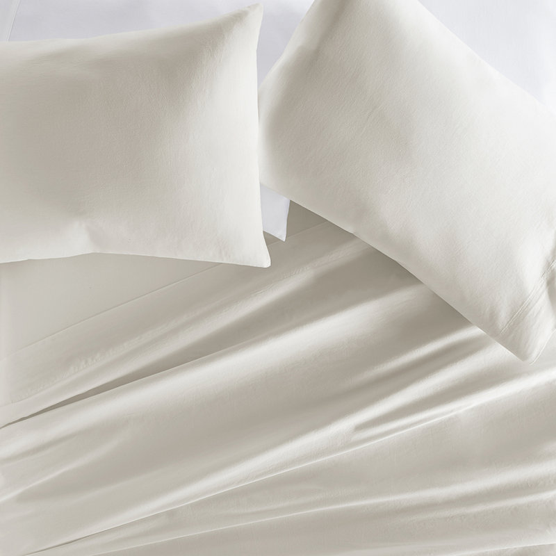 Ivory Cotton Standard Pillowcase Set for Kids Unisex