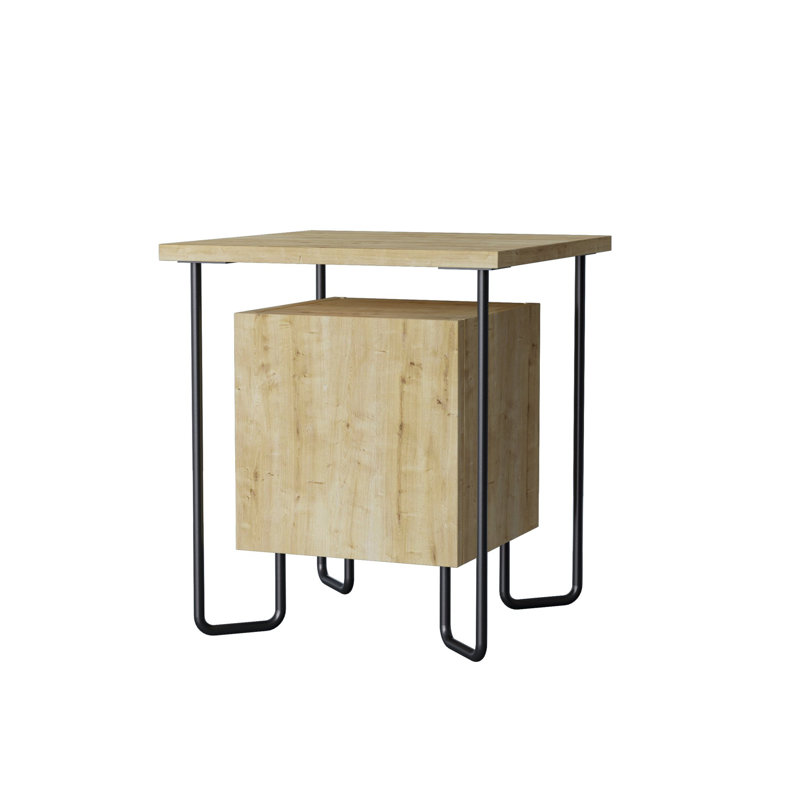 Merinville 15.7'' W Nightstand, Oak