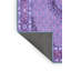 Tapis oriental tissé à la machine rectangulaire en laine / polyester bleu Ioni 5 pi x 7 pi Ioni