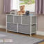 Grey 5 Drawer Storage Chest
