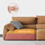 Canapé 86,61 po Caramel Brown-129447864