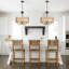 5 - Light 18.35” Dimmable Metal Drum Rattan Bohemian Candle Chandelier With Seagrass Shade-1463574792