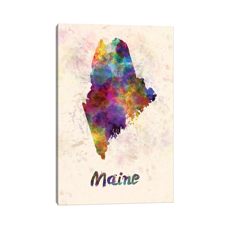 «Maine» par Paul Rommer, impression sur toile tendue, H 40 po x l 26 po x P 1,5 po