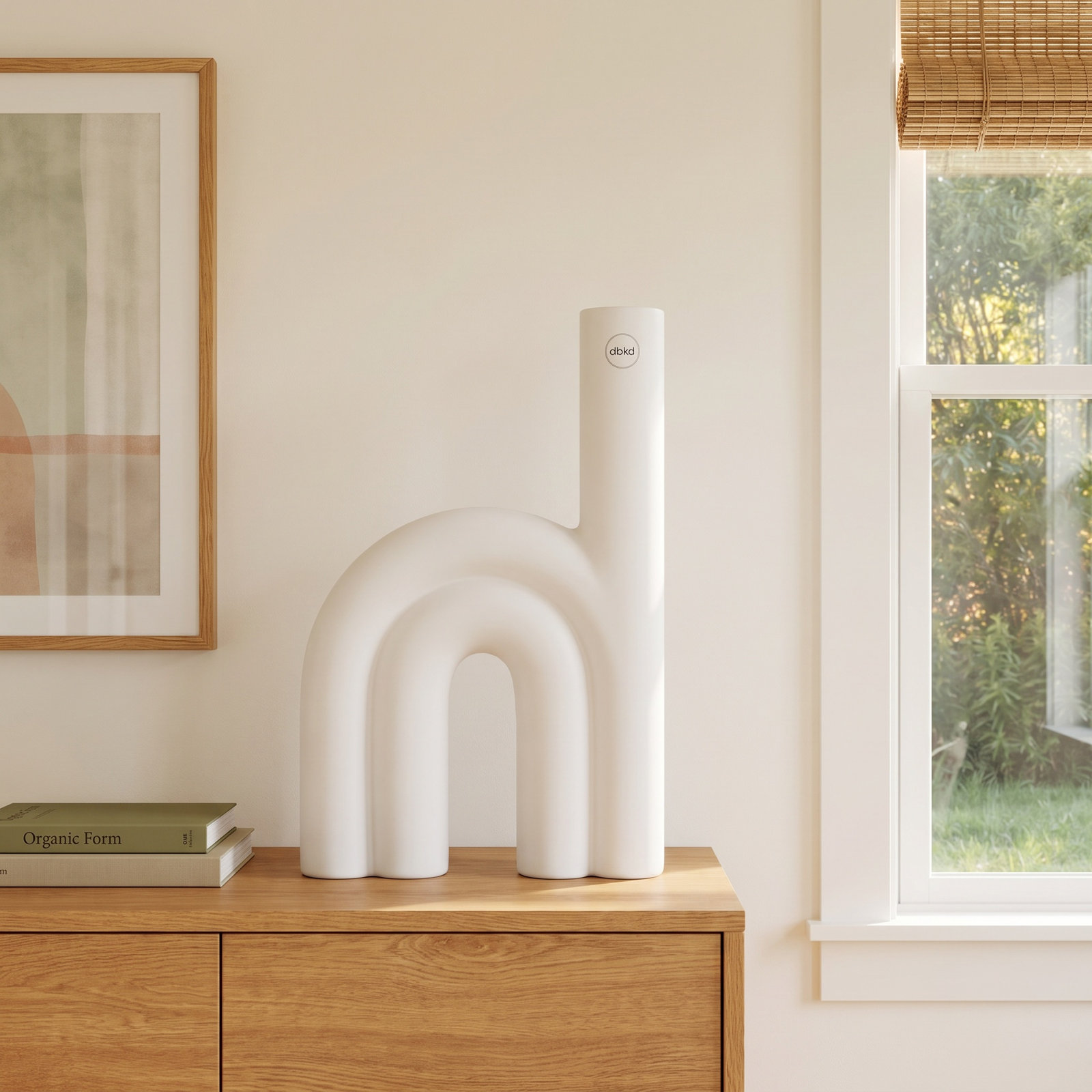 Table Vase, White