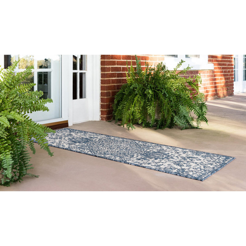 Jill Zarin Dubai Indoor/Outdoor Rug, Runner 2' x 8'