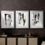 ABSTRACT Series DCC-III - Impression encadrée sur mesure de qualité supérieure - 3 pièces-7117216-7117217