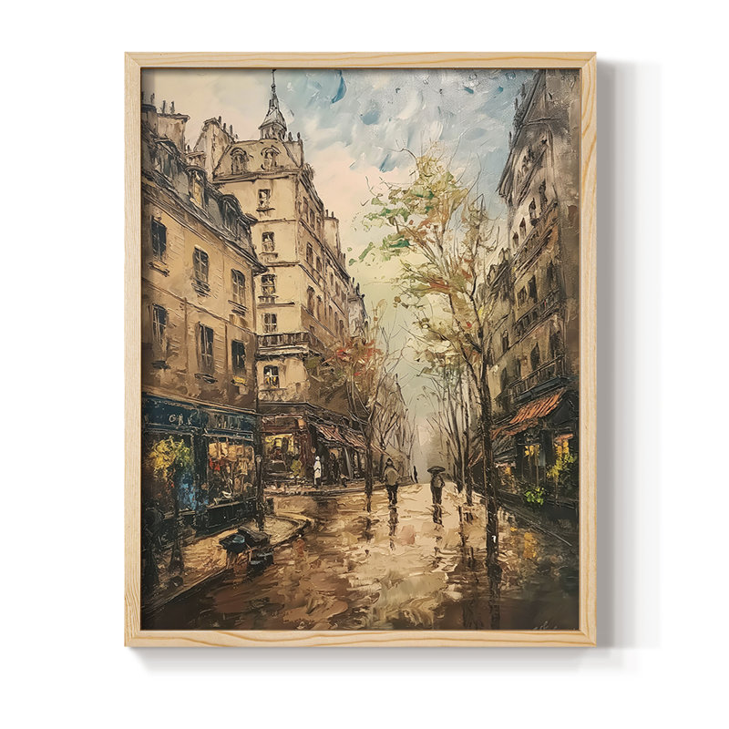 LANDSCAPES Series CDX, reproduction encadrée - bois massif, Natural, 11" H x 9" W