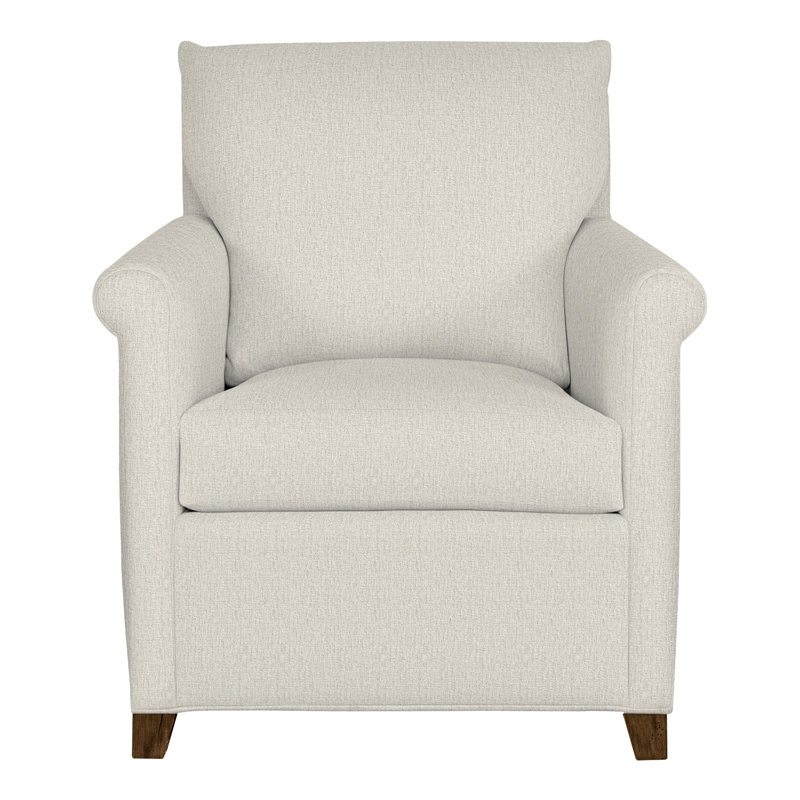 Gwynn Cotton Armchair, Nomad Snow Crypton® Chenille, Havana