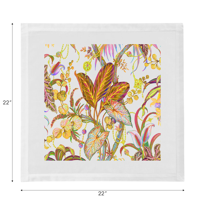 Amazonia Cotton Sateen Dinner Napkins, Splendor