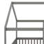 Lit plateforme House, deux lits partagés-997615728