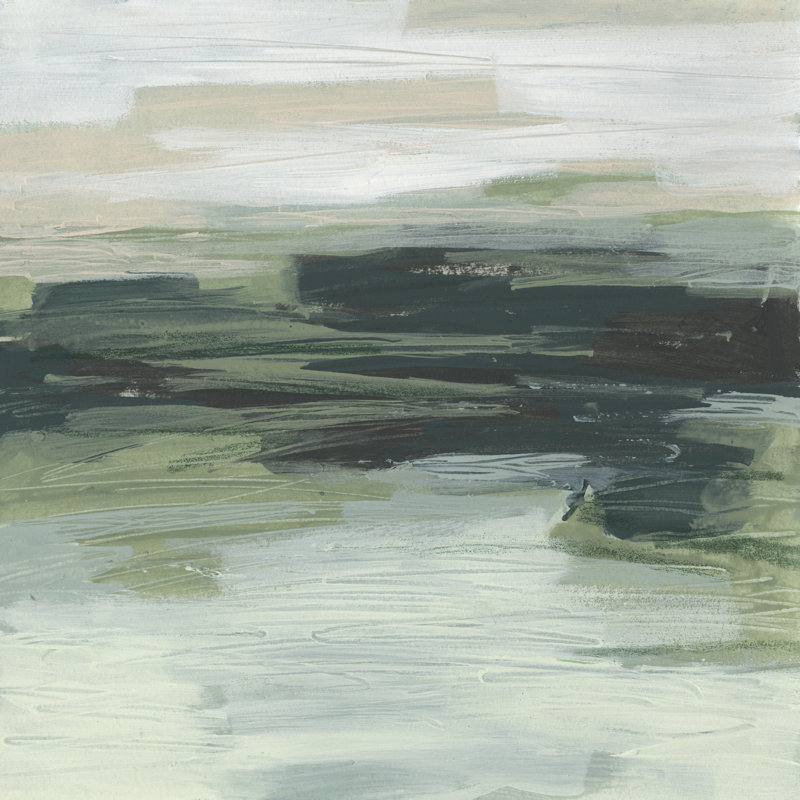 Moss Fields I, H 36 po x l 36 po
