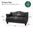 Fiete 60" Genuine Leather Loveseat-312149362