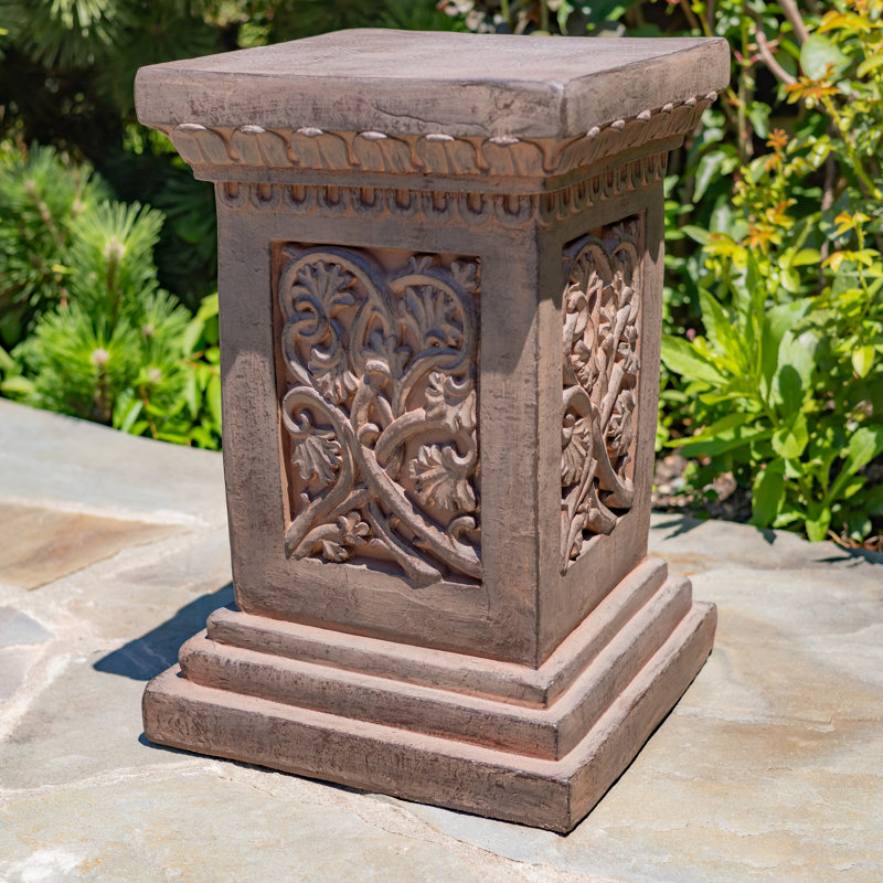 22 po Décoration colonne haute piédestal, Brown