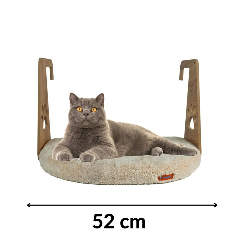 Cozy Radiator Pet Bed, Cream Color, 20.5 x 13.8 inches | 100% WELLSOFT Fabric & 100% MDF Frame (Thickness: 0.2 inches) | Perfect for Small Pets, Space-Saving Design, Stylish & Comfortable for Your Furry Friends
