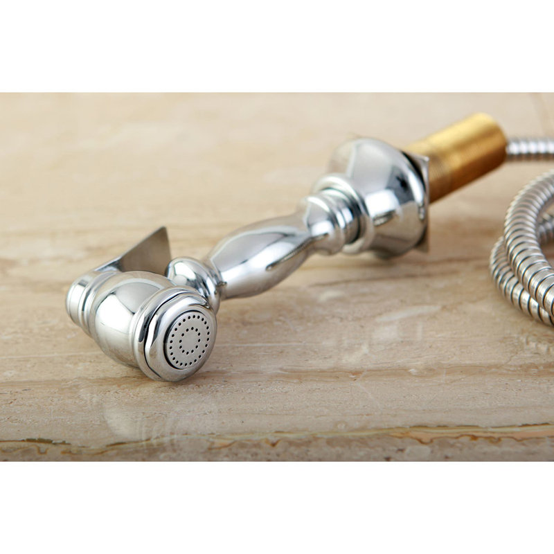 Kingston Brass Kitchen Faucet Side Sprayer, Polished Chrome