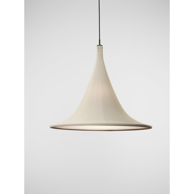 Cabana Pendant, Beige, 19.7" H x 23.6" W x 23.6" D