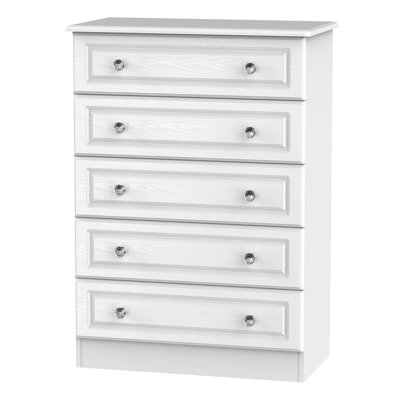 Fully Assembled Asphodèle 5 Drawer Chest