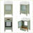 20.2" Bathroom Vanity with Glass Door-1681519681
